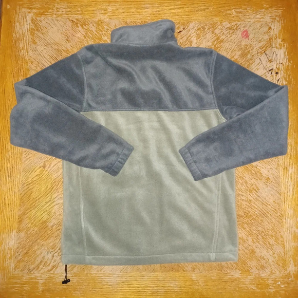 Columbia Fleece Men's Size M Green Black Full Zip Casual Outdoor Hiking. See pic - Picture 3 of 8